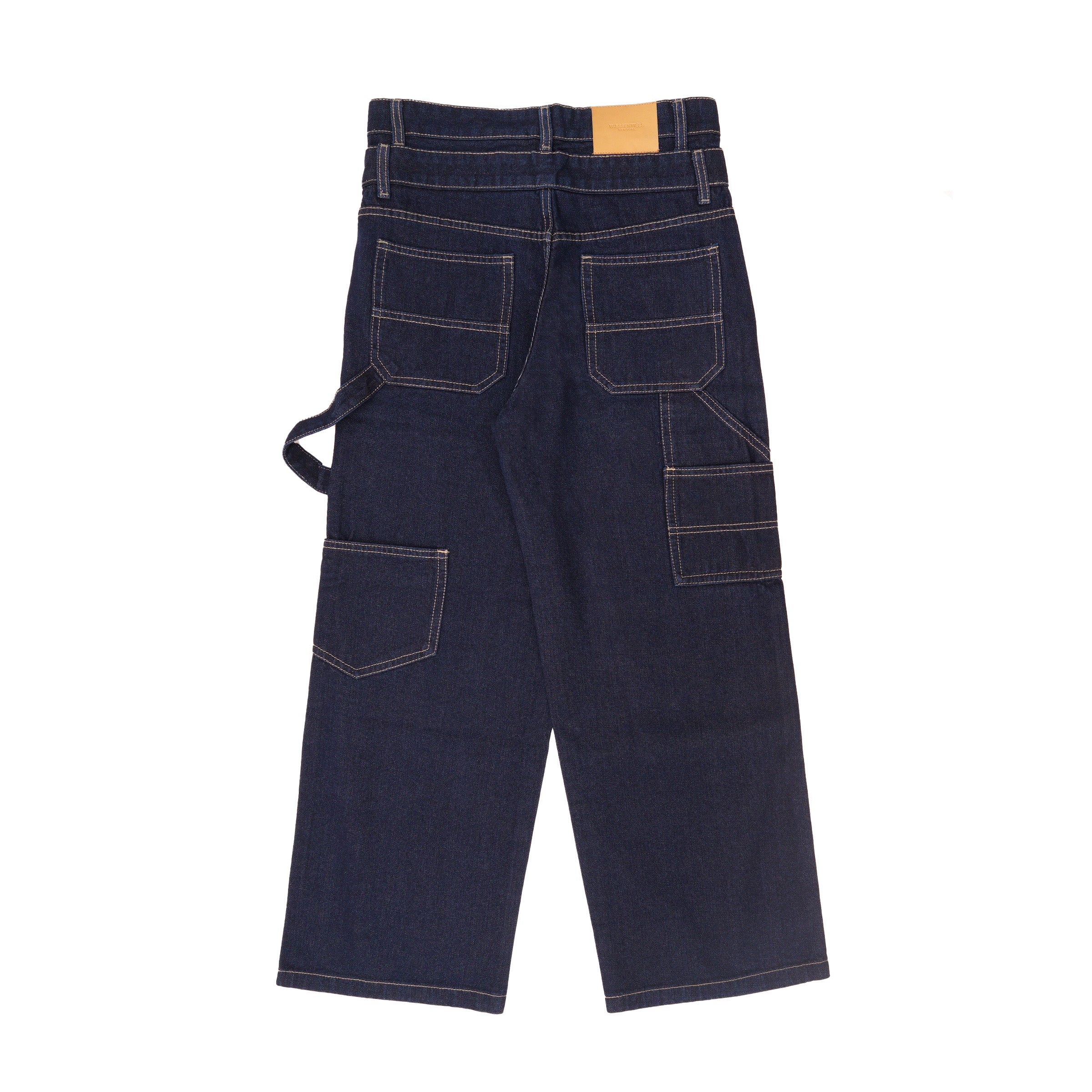 W.Essentiels Label Bleu Cascade Ref-1737 Double Waist Carpenter Denim Indigo