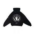 W.Essentiels Sterne Oversized Zip Hoodie Black