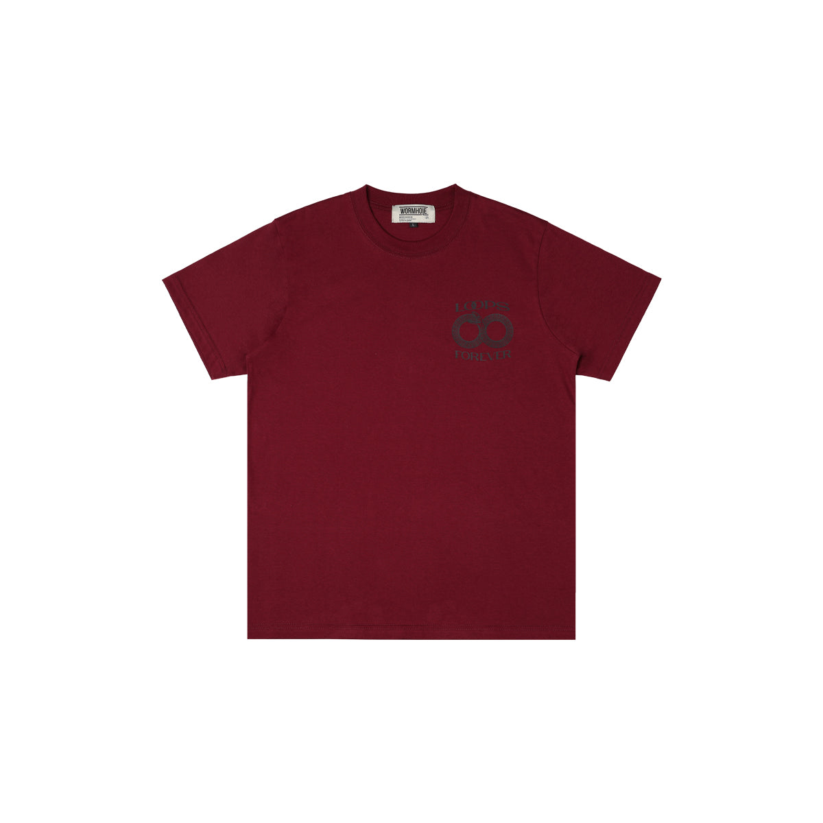 Wormhole Serpent Season T-shirt Wash Maroon