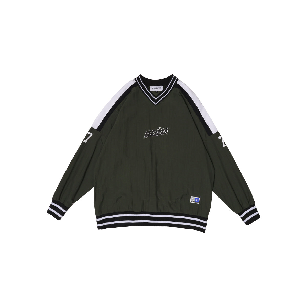 W.Essentiels Epinal Chiefs Warmup Crewneck Olive/Blanc