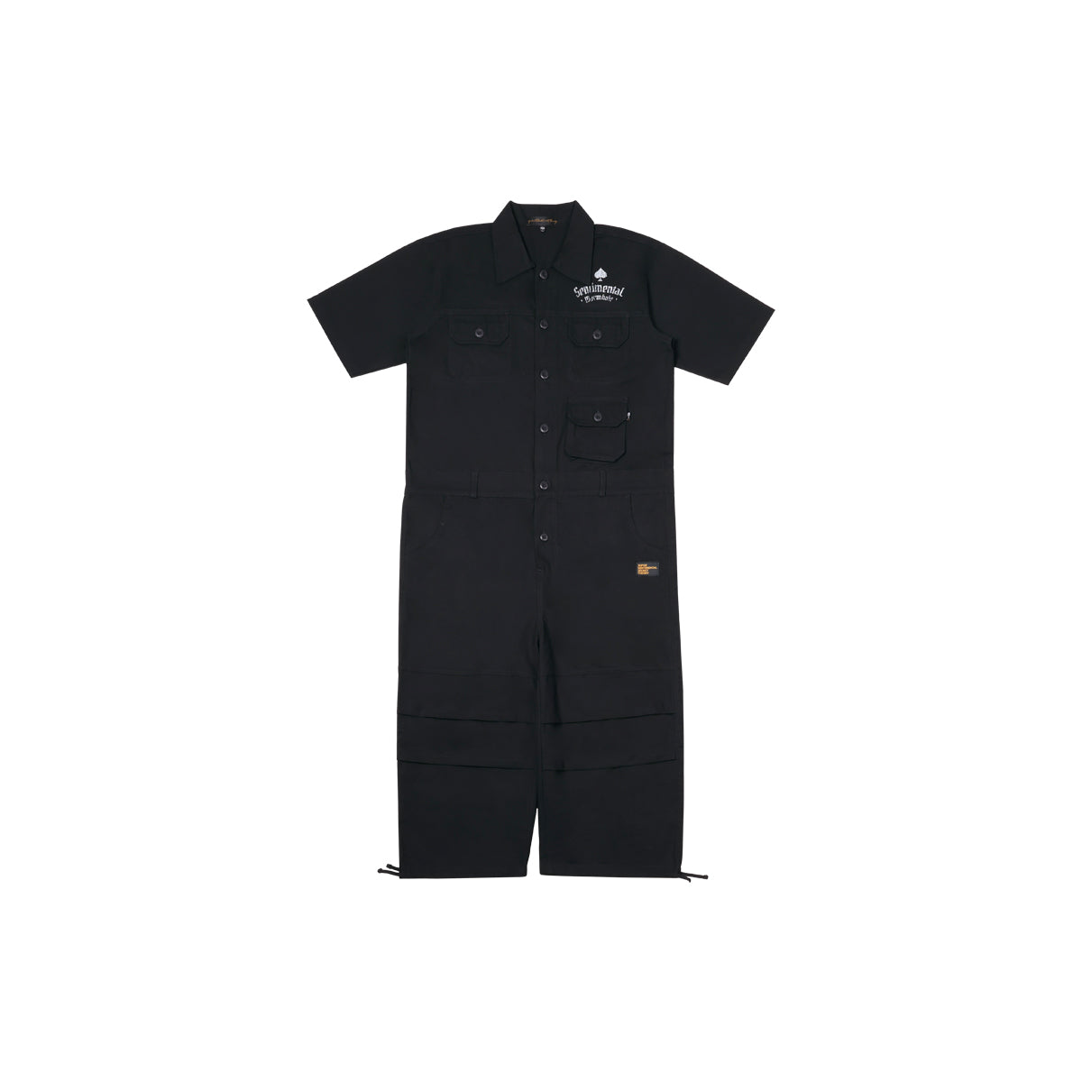 SSST x WORMHOLE Ace   of Time Coverall Black